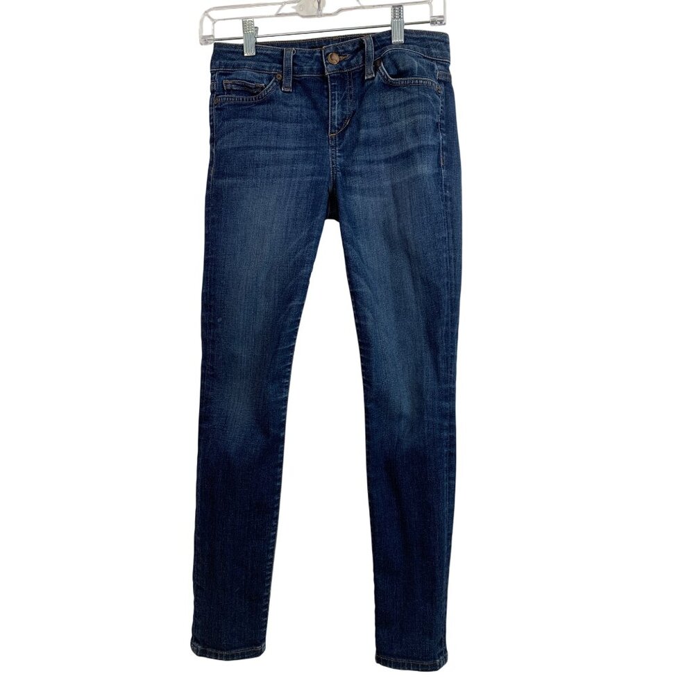 Joes Jeans Womens W25 Skinny Ankle Low Rise Jeans Blue Stretch RGG10637 EUC